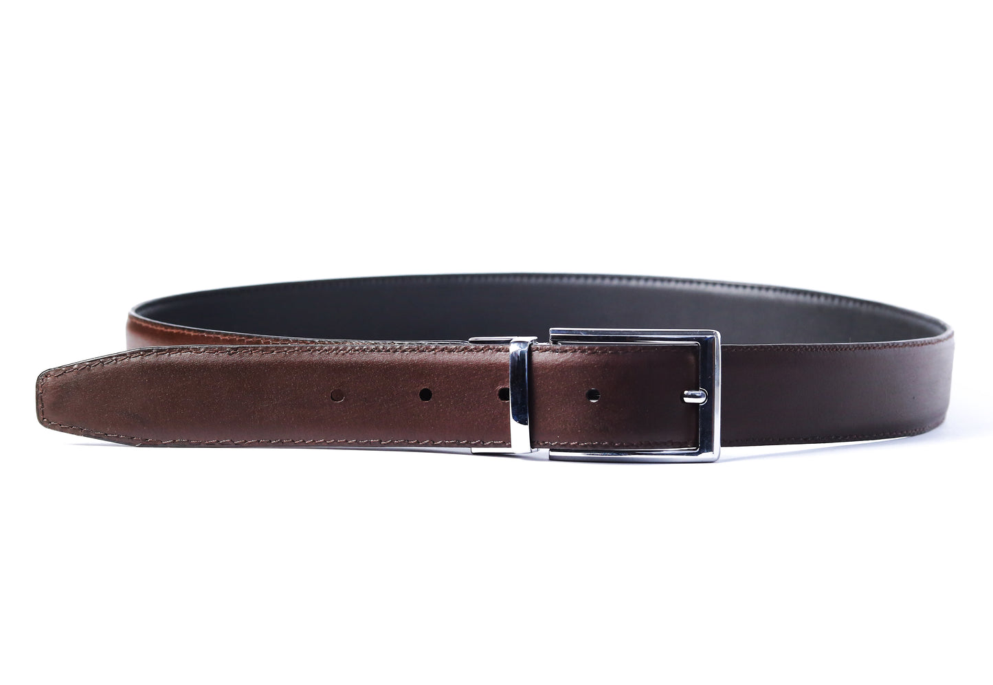 Double side leather Belt