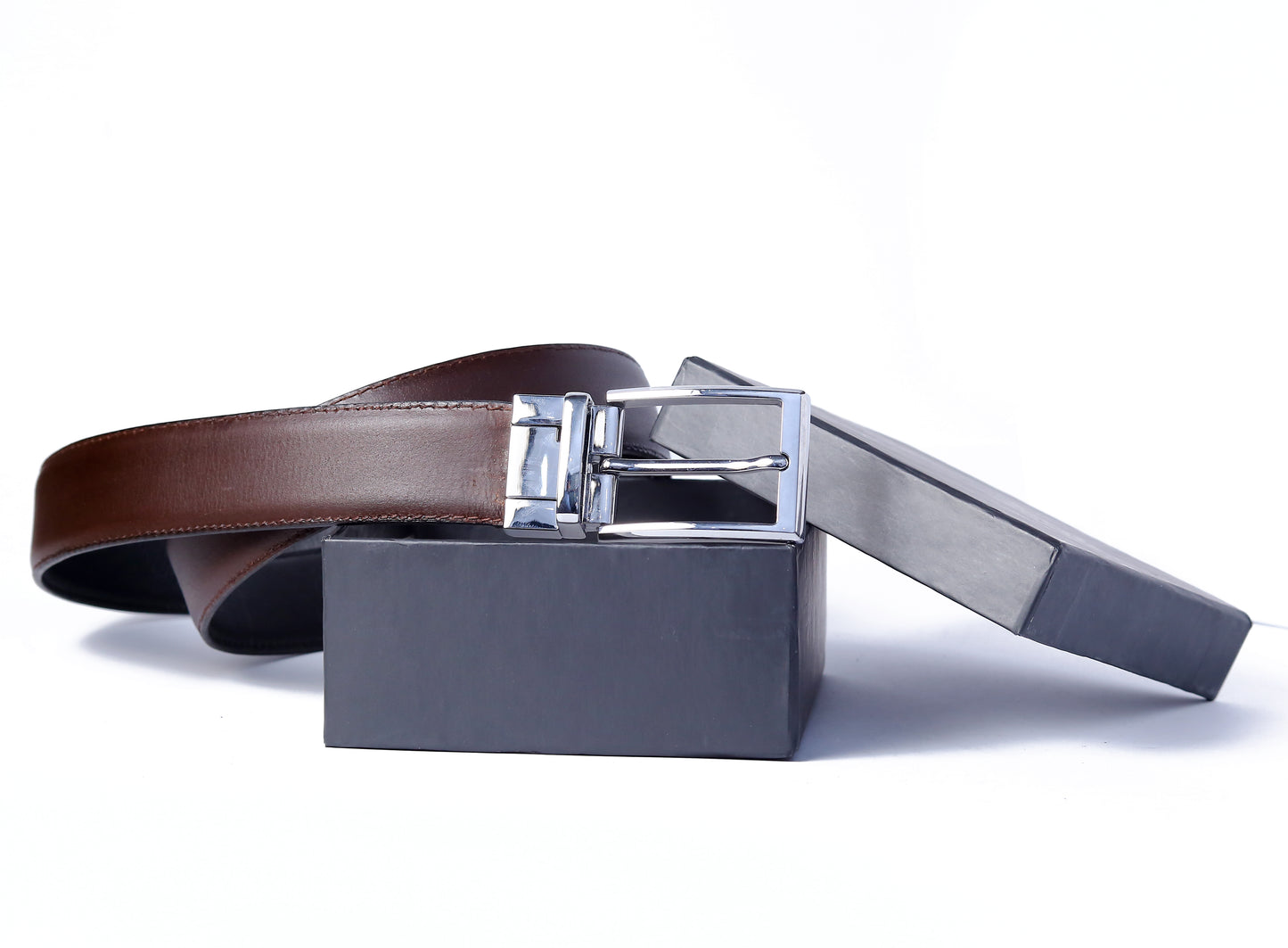 Double side leather Belt