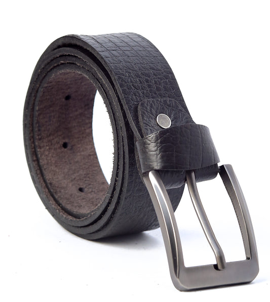 Black Cow Leather Belt